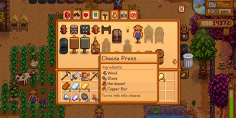 cheese machine stardew